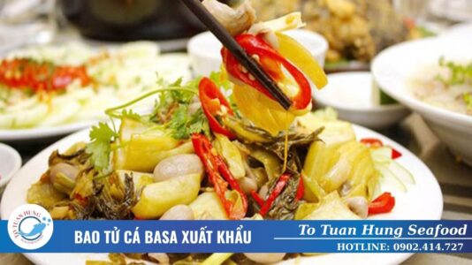 bao tử cá basa xuất khẩu
