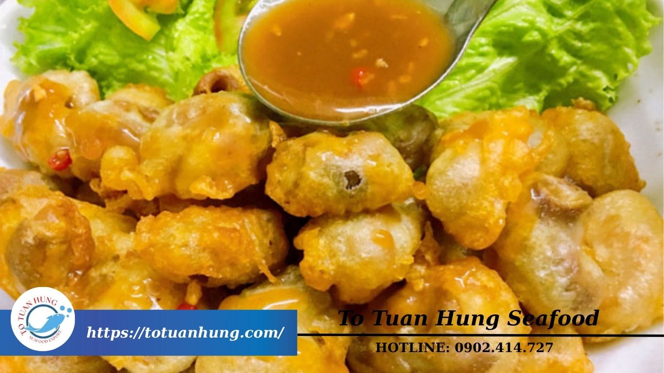 bao tử cá chiên giòn