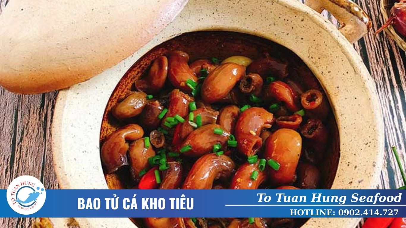 bao tử cá kho tiêu