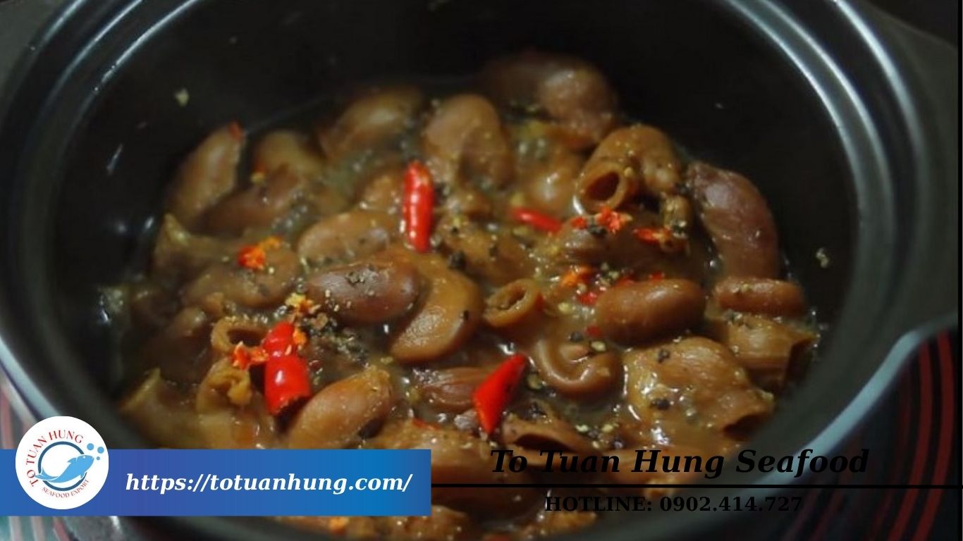 bao tử cá kho tiêu