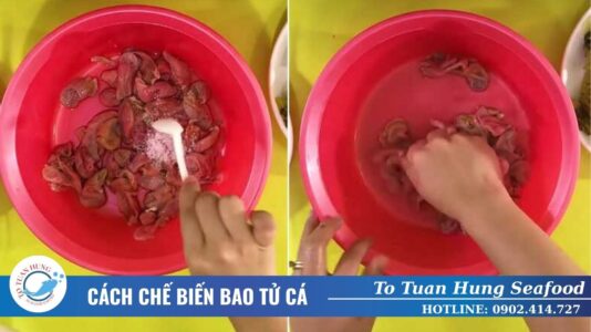 Cách chế biến bao tử cá