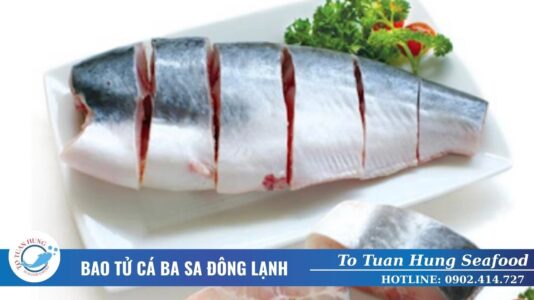 bao tử cá ba sa đông lạnh