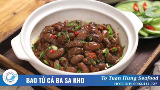Bao tử cá ba sa kho