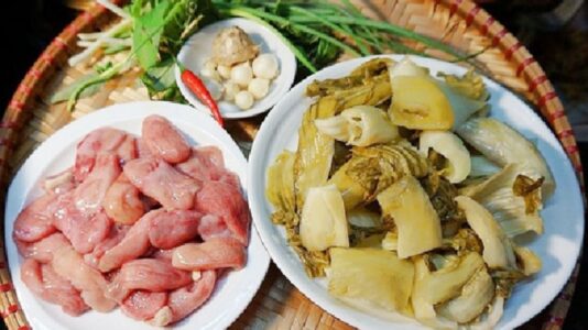 bao tử cá ba sa xào dưa