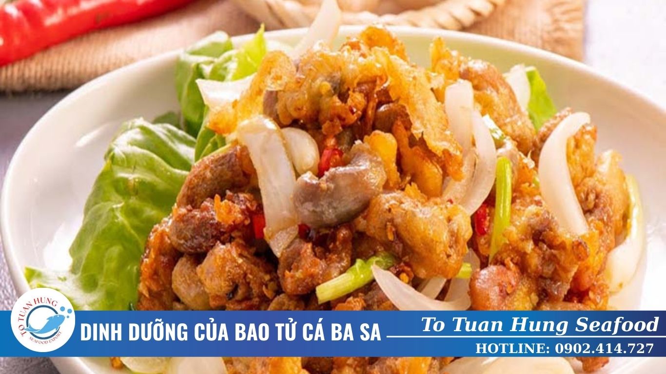 dinh dưỡng của bao tử cá ba sa