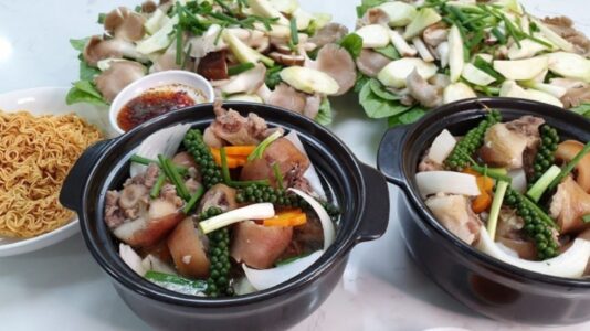 Lẩu bao tử cá ba sa