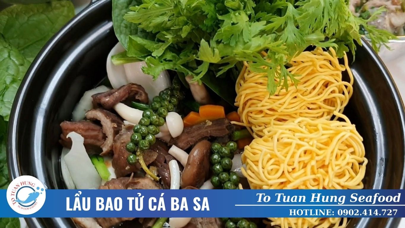 Lẩu bao tử cá ba sa