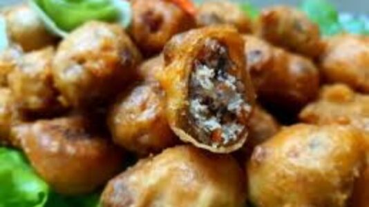 bao tử cá basa nhồi thịt​