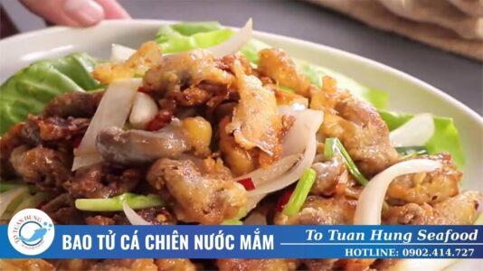 bao tử cá chiên nước mắm​