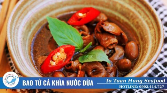 bao tử cá khìa nước dừa