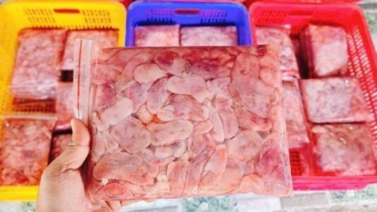 món ngon với bao tử cá ba sa