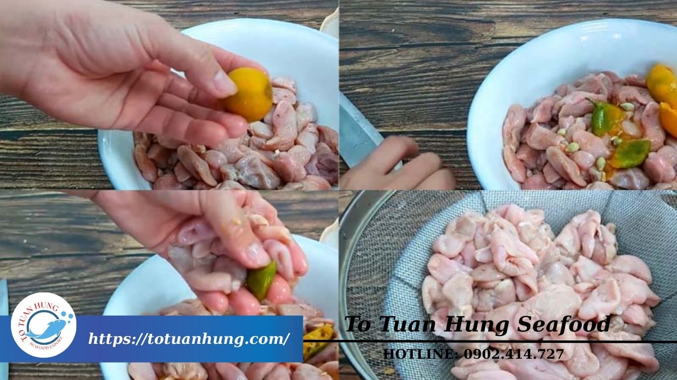 Sơ chế bao tử cá ba sa