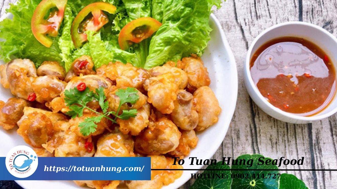 Bao tử cá ba sa chiên giò