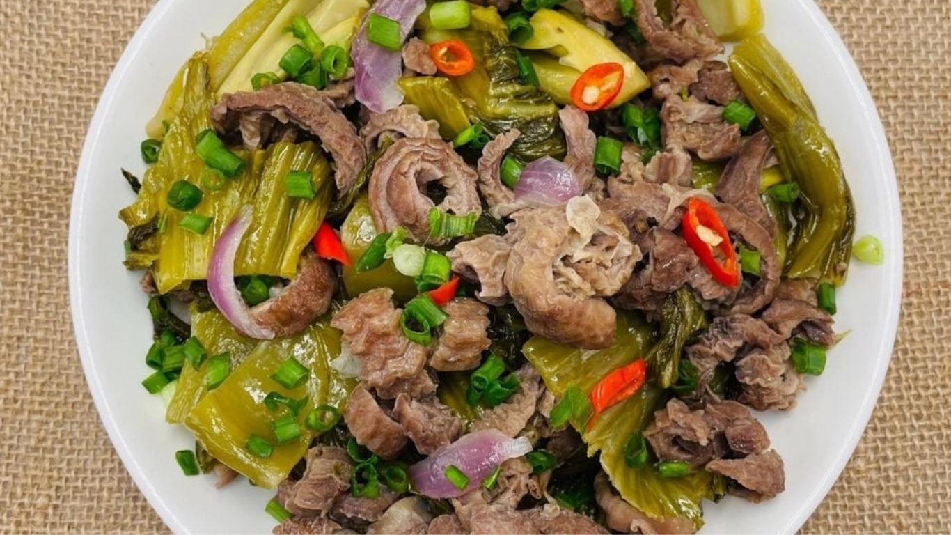 Sơ chế bao tử cá ngừ đại dương