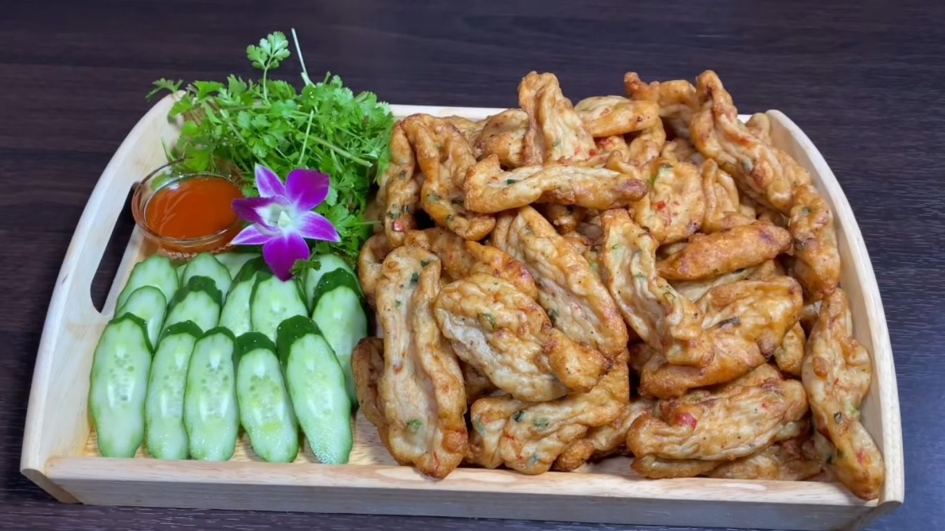 Chả cá chiên vàng