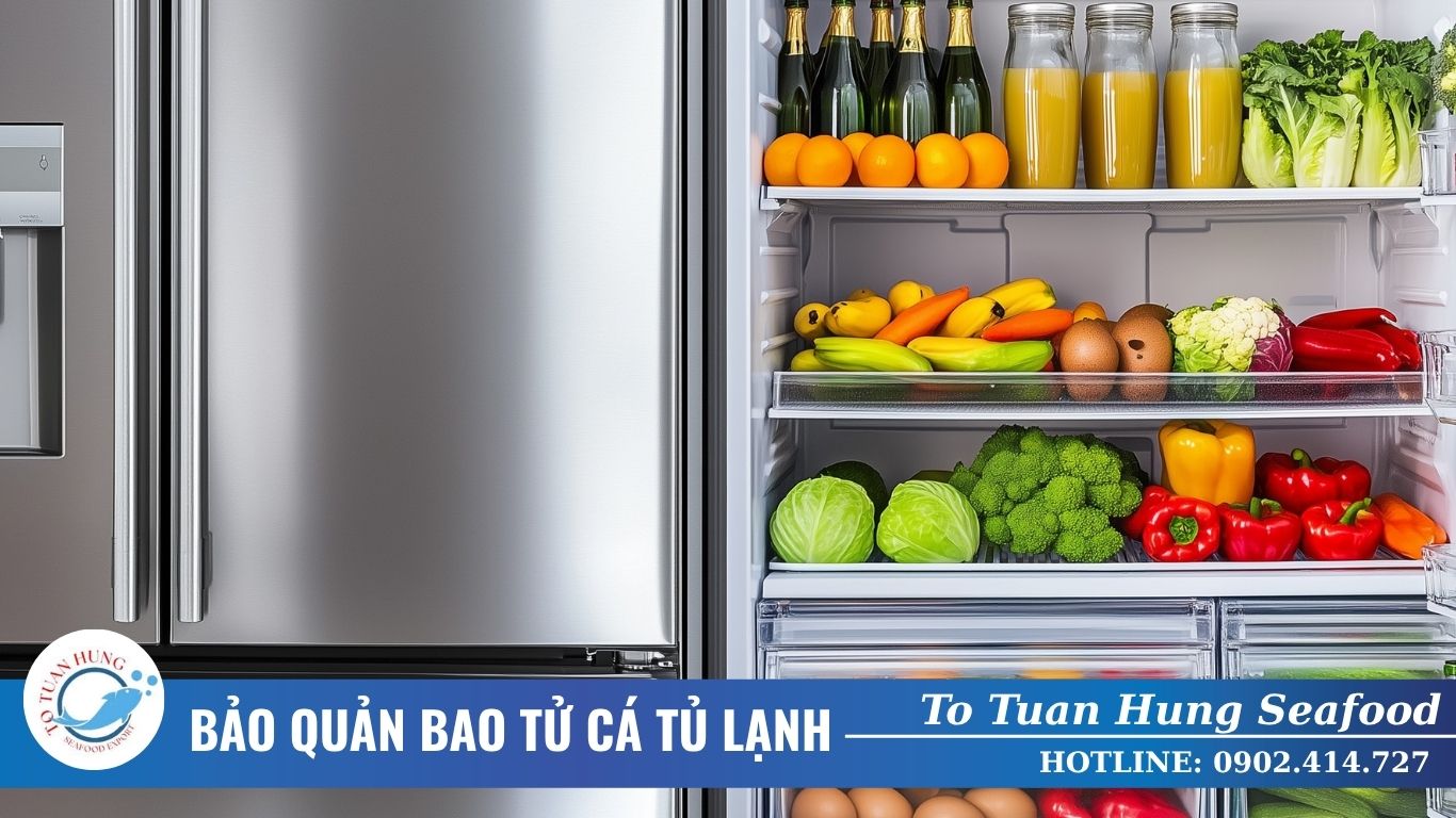Bảo quản bao tử cá trong tủ lạnh đúng cách để giữ độ tươi và không bị tanh