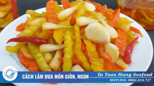 Cách Làm Dưa Món Giòn Ngon, Đậm Vị Và Để Được Lâu